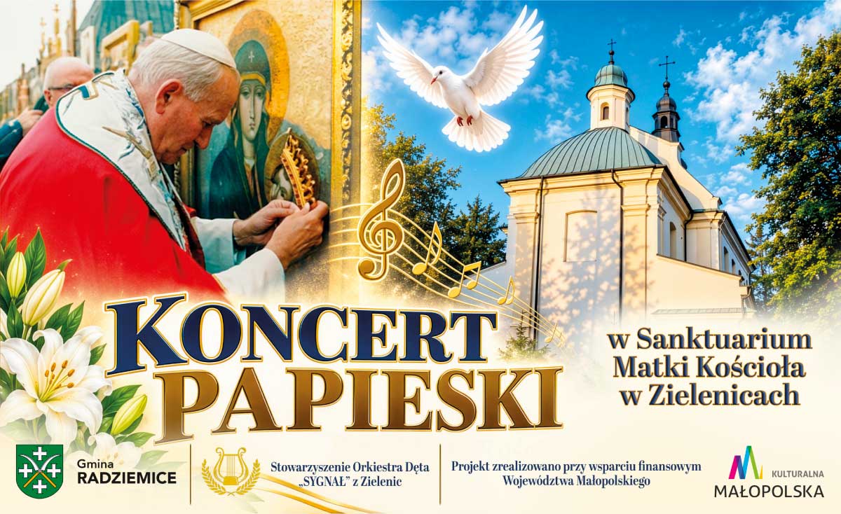 Koncert Papieski w Sanktuarium Matki Kościoła w Zielenicach